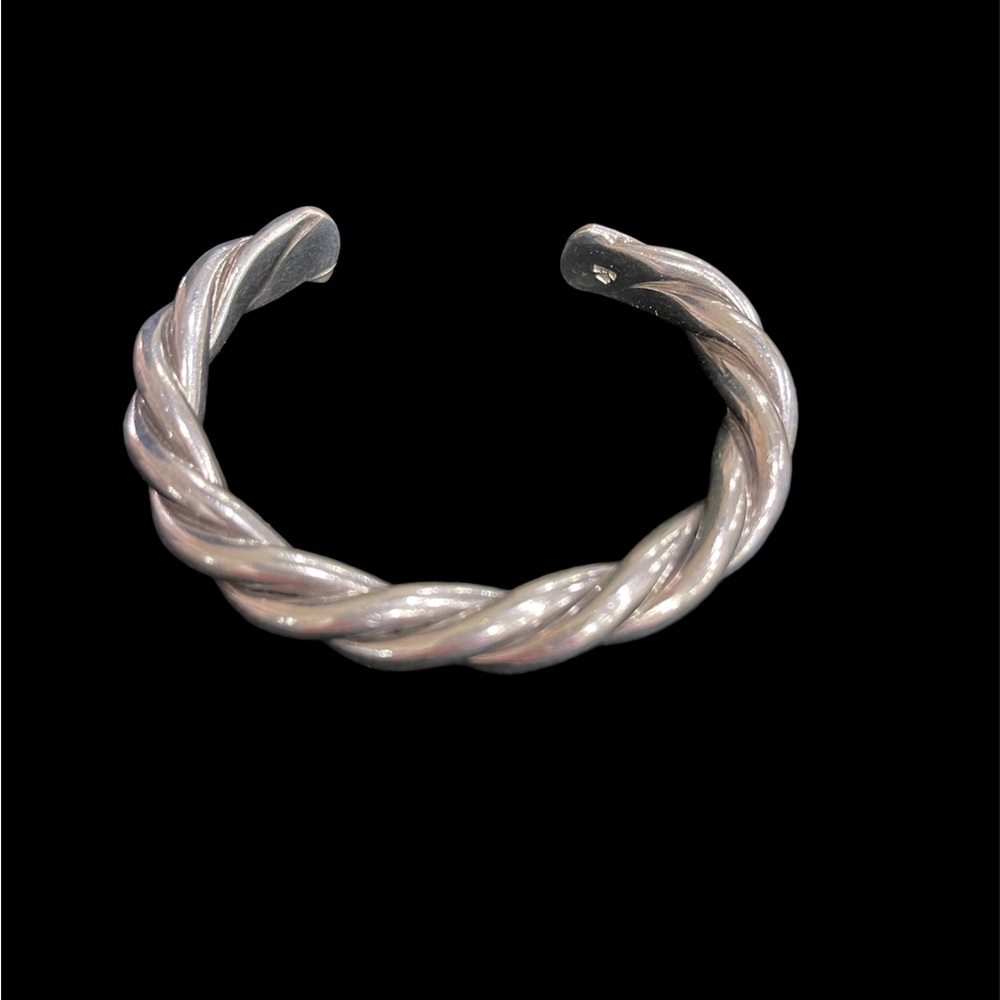 Silpada Sterling 925 Silver Thick Twisted Cuff Bracelet B0014 (8mm 6.5 i…